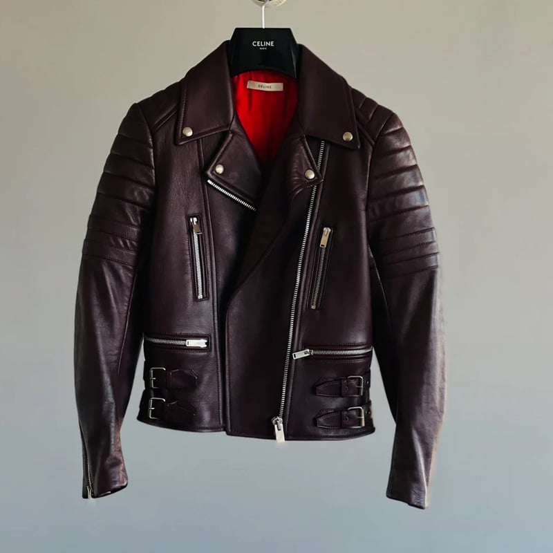 【帰国時対応】CELINE フィービー期 バイカージャケット メンズ ライダース 帰国時対応】CELINE フィービー期 バイカージャケット メンズ