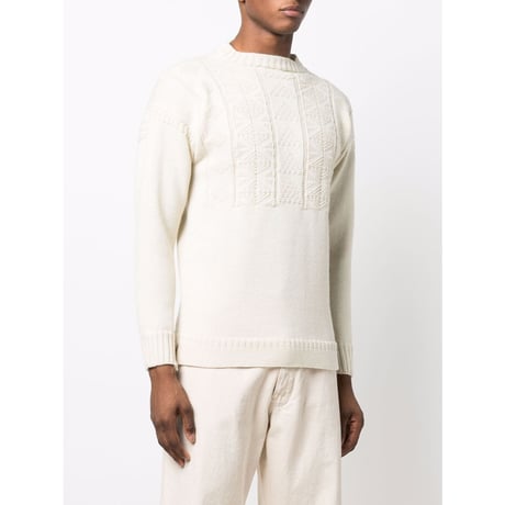 新品 maison margiela 2022aw "白タグ" aran knit M
