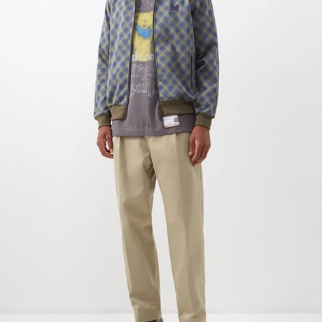 新品 needles 2022aw jacquard track jacket green L