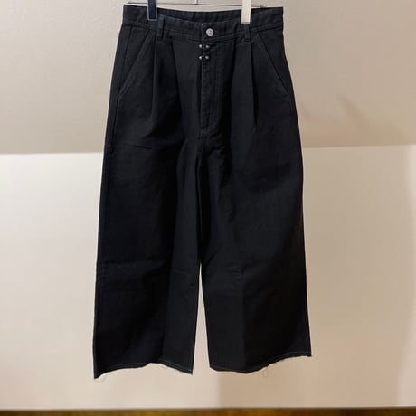 新品 mm6 maison margiela 2020aw flared jeans black
