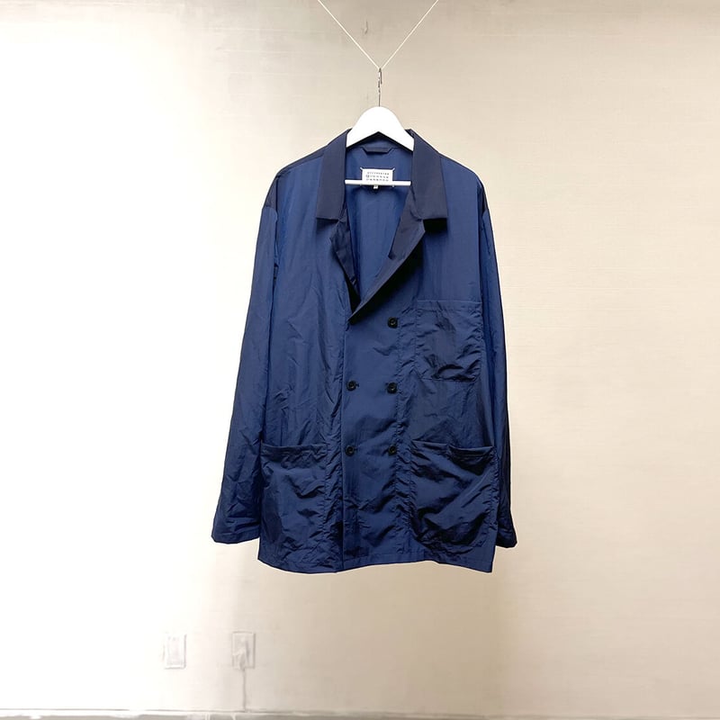 maison margiela 2019ss double nylon coat | requ