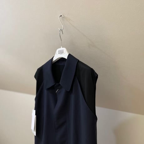 新品 maison margiela 2019aw sleeveless long coat 42
