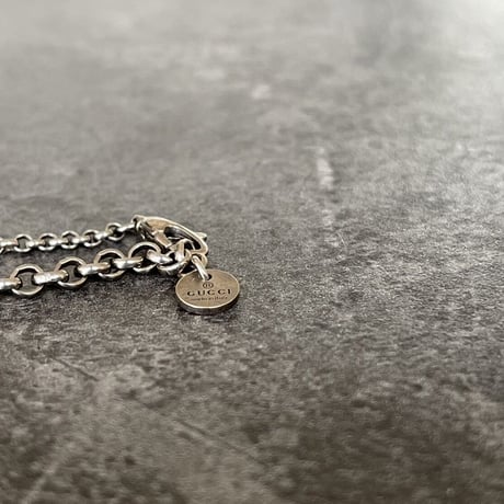 gucci interlocking G silver necklace