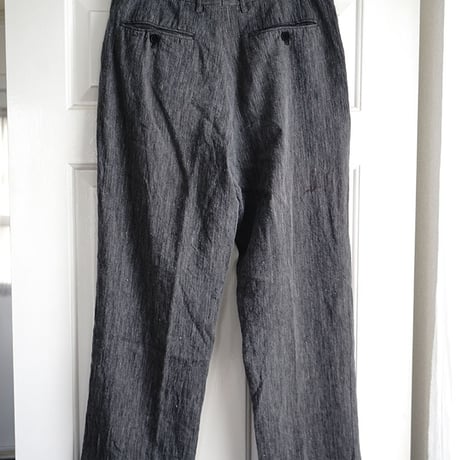 issey miyake tack wide trousers