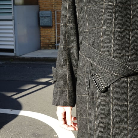 yohji yamamoto AAR check coat