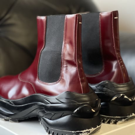新品 maison margiela 2019aw leather boots