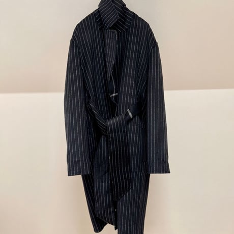 新品 karl lagerfeld 2020aw belted dougle coat