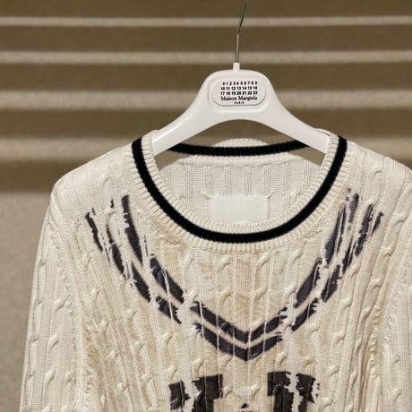 新品 maison margiela 2020ss reverse logo knit XS