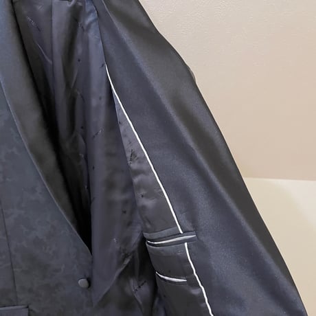 新品 made in Italy shawl collar set up suit 46