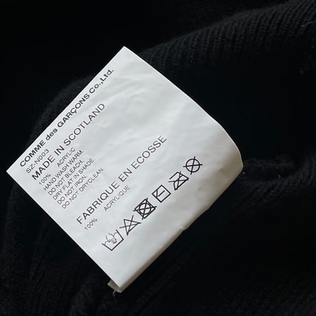 cdg comme des garcons logo knit L