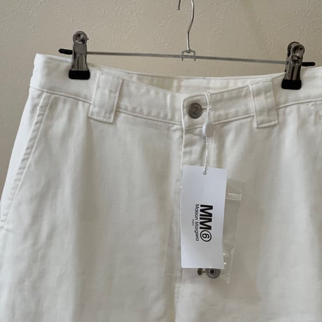 新品 mm6 maison margiela 2020ss wide denim 38