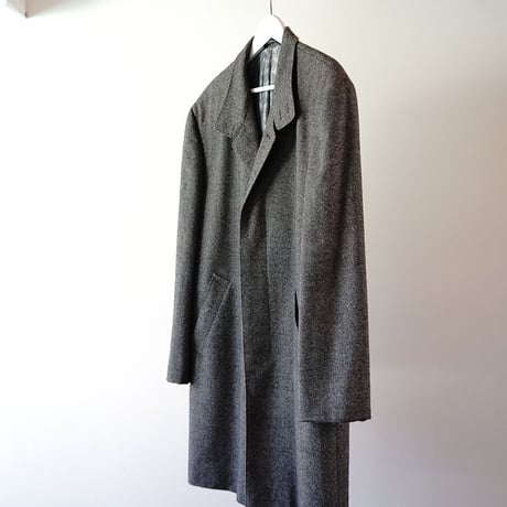 LANVIN cashmere×mink Chesterfield coat