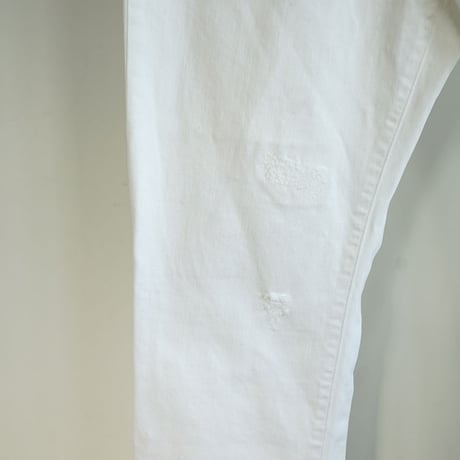 新品 saint laurent  crash repair skinny denim