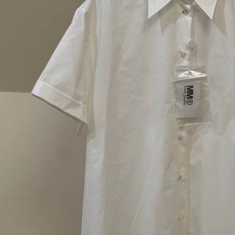 新品 mm6 maison margiela 2020ss over size long shirt
