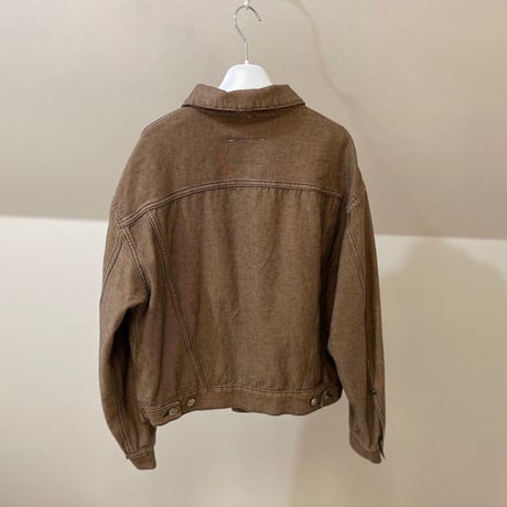 新品 mm6 maison margiela 2020aw reversible denim jacket 40