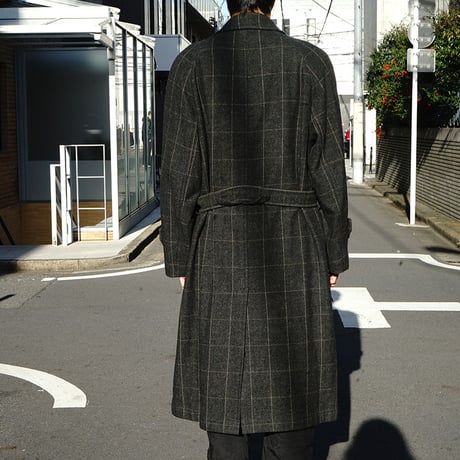 yohji yamamoto AAR check coat