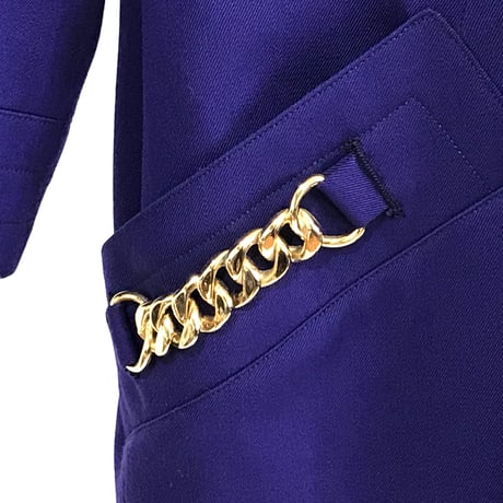 celine no collar double coat
