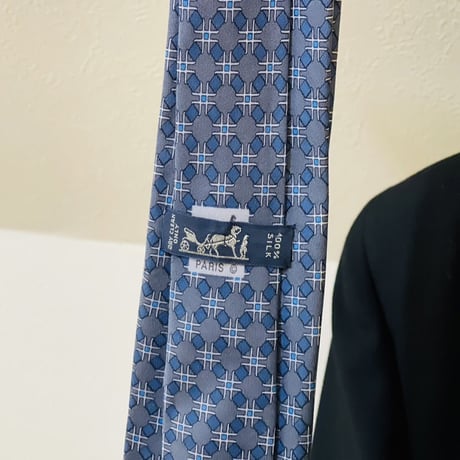 setup suit + hermes necktie #9