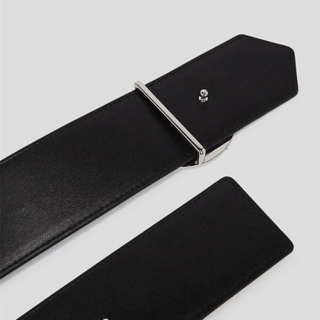新品 karl lagerfeld 2023ss leather belt