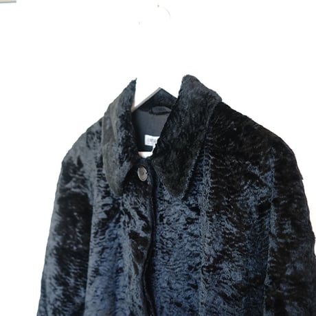 EMPORIO ARMANI velvet coat