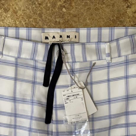 新品 marni 2021ss easy wide pants