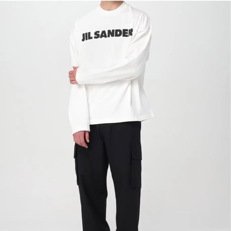 新品 jilsander over size logo tops L