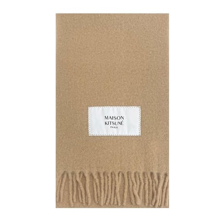 新品 maison kitsune 2024aw baby alpaca muffler