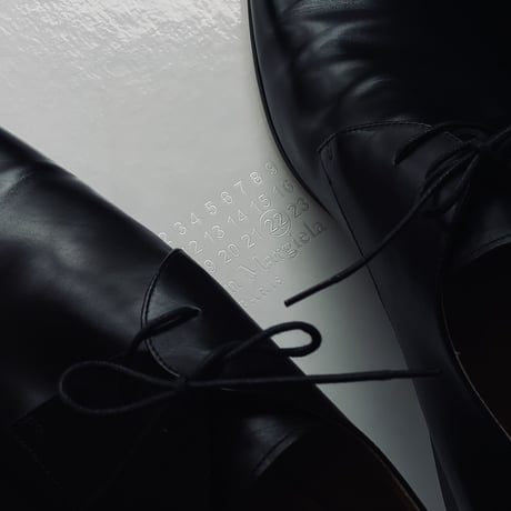 新品 maison margiela 2021ss leather dress shose 42