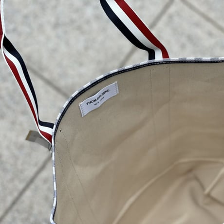 新品 thom browne 2020 made in Flance tote bag