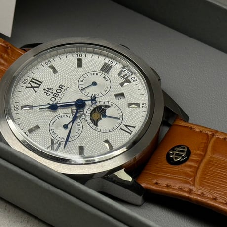 新品 lobor mechanical watch brown