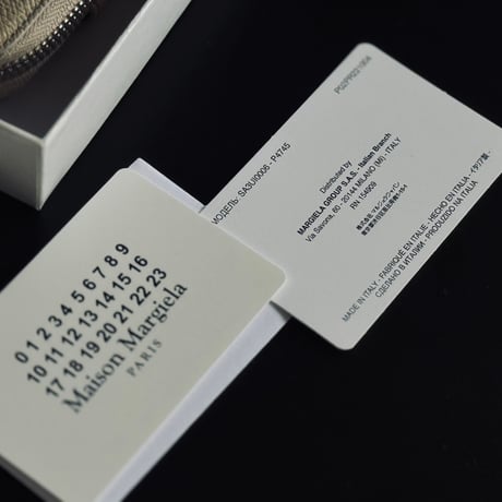 【国内正規】新品 maison margiela leather wallet beige