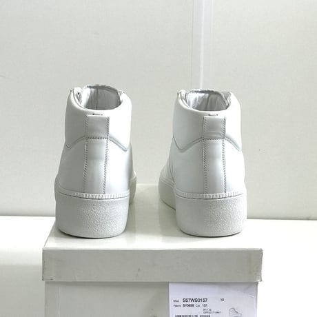 新品 maison margiela high cut sneakers white 43