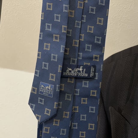 setup suit + hermes necktie #2