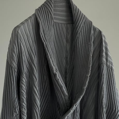 issey miyake shawl collar pleats jacket 2