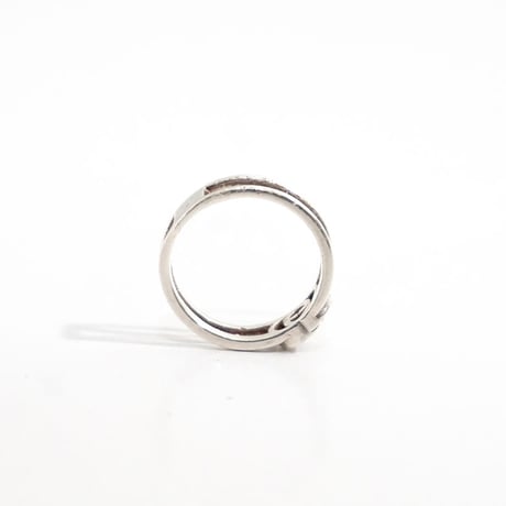 gucci motifa silver 925 ring 11号