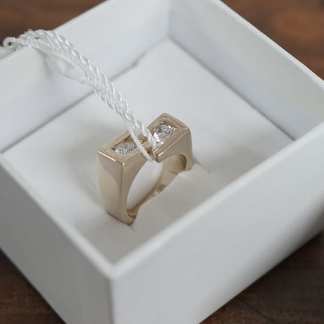 新品 maison margiela zirconia ring