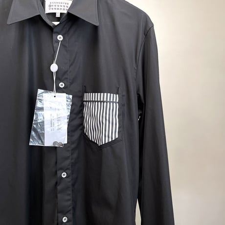 新品 maison margiela 2019aw black shirt 40