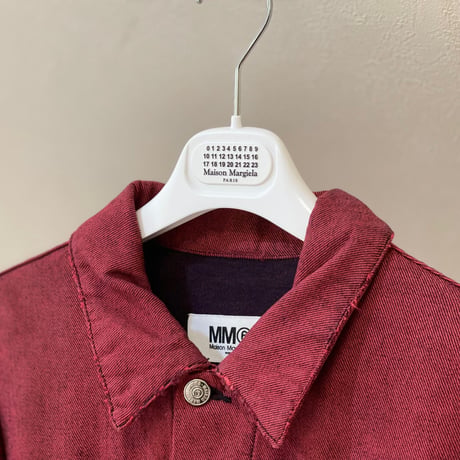新品 mm6 maison margiela 2020aw reversible denim jacket 38