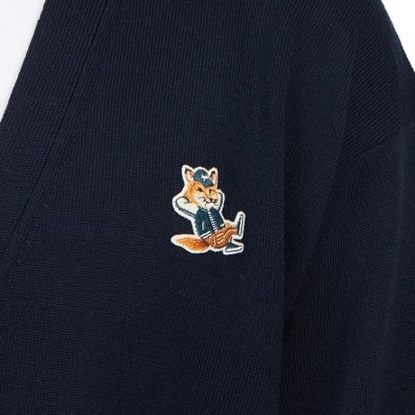 新品 maison kitsune 2023ss fox cardigan XL