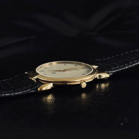 gucci leather belt vintage watch