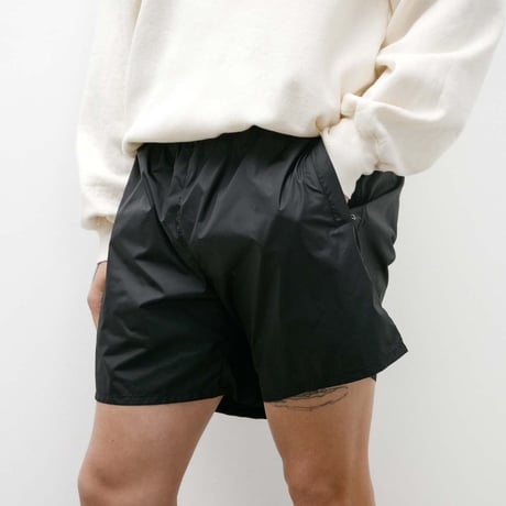 新品 our legacy nylon tech shorts black