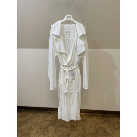 maison margiela over size trench coat