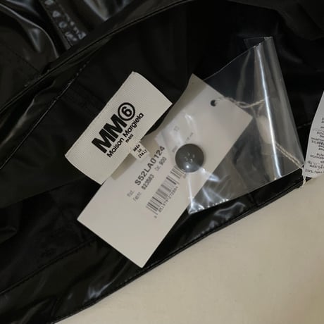 新品 mm6 maison margiela 2020ss fake leather pants 44
