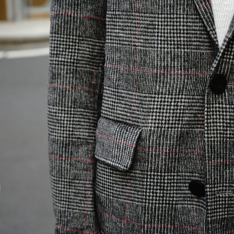 vintage  glen check  Chesterfield coat