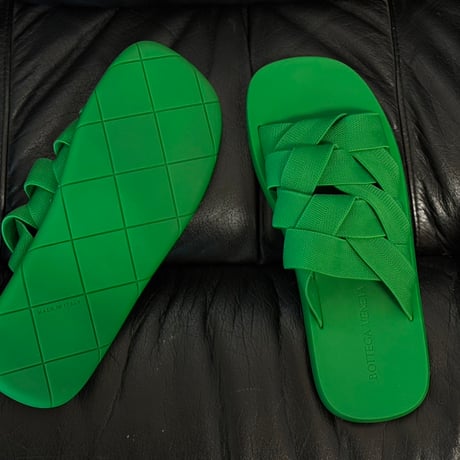 新品 bottega veneta Intrecciato sandals green 41