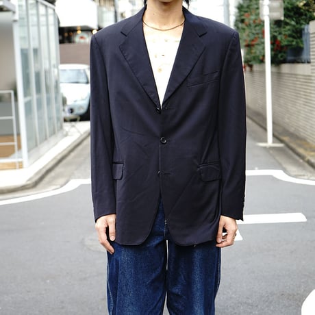 CELINE HOMME tailored jacket navy
