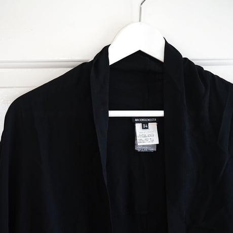 ann demeulemeester asymmetry jacket