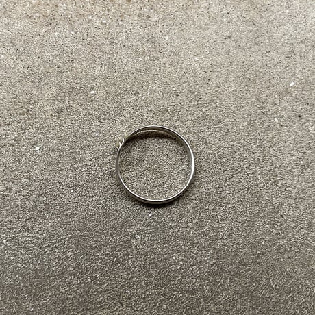 atelier sample silver925 ring"feather" 15号