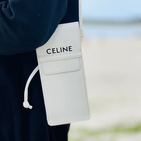 新品 celine 2023 leather shoulder pouch