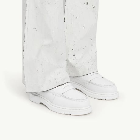 新品 mm6 2025 dr martins leather loafers 45